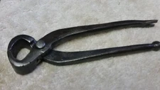 T.E THOMPSON & CO LTD CALCUTTA 7" BALL & CLAW CARPENTERS PINCERS vintage