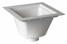 OATEY PVC Square Floor Drain Slip Connection 3"