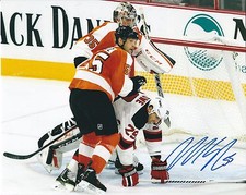 Autographed Nick Schultz  8X10 Philadelphia Flyers Photo - w/COA