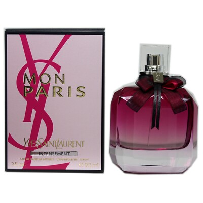 YVES SAINT LAURENT MON PARIS INTENSEMENT EAU DE PARFUM SPRAY 90 ML/3 FL.OZ.