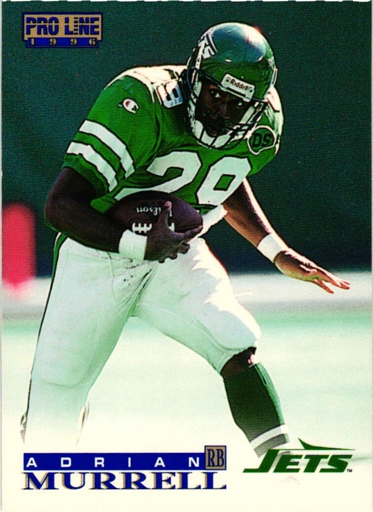 1996 Score Board Pro Line Adrian Murrell #52 New York Jets NrMt+
