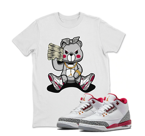 bad baby bear jordan 3 cardinal sneaker 