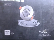 TORCHSTAR 3-Inch 7W LED Gimbal Airtight Recessed Light with box (2 In Box)