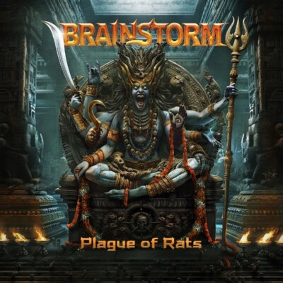 BRAINSTORM - PLAGUE OF RATS INDIAN SUN MARBLED VINYL  VINYL LP NEU