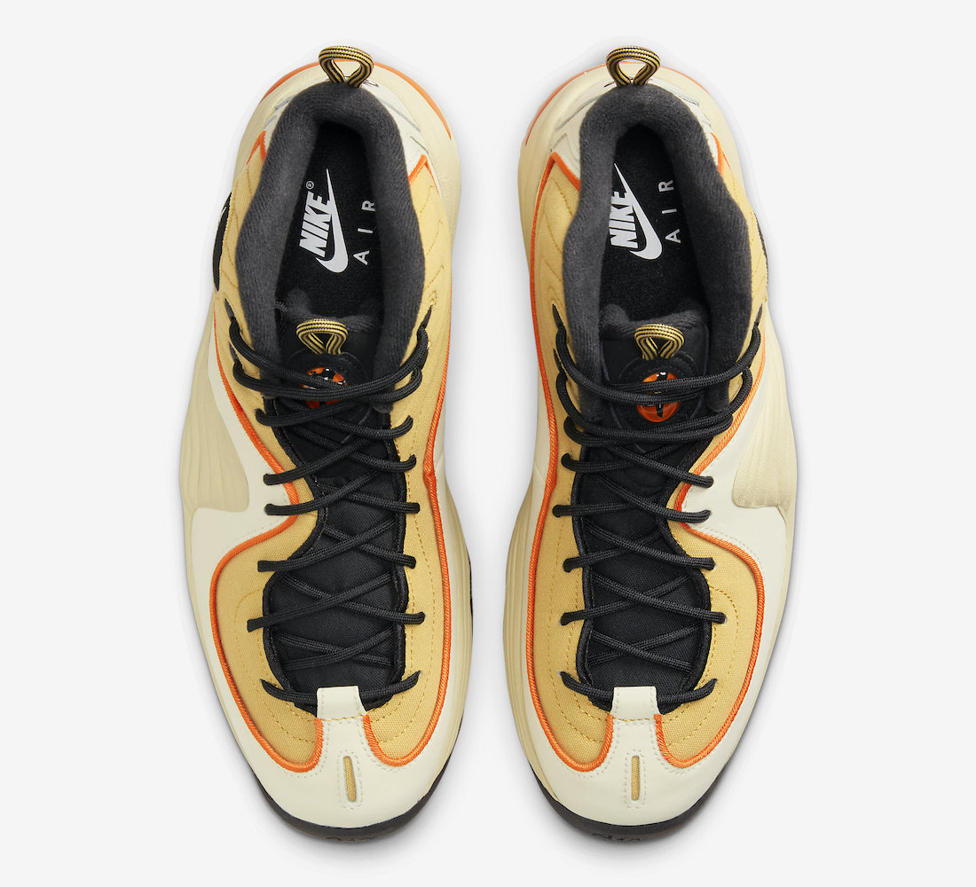 Nike Air Penny 2 Wheat Gold Safety Orange DV7229-700 Mens