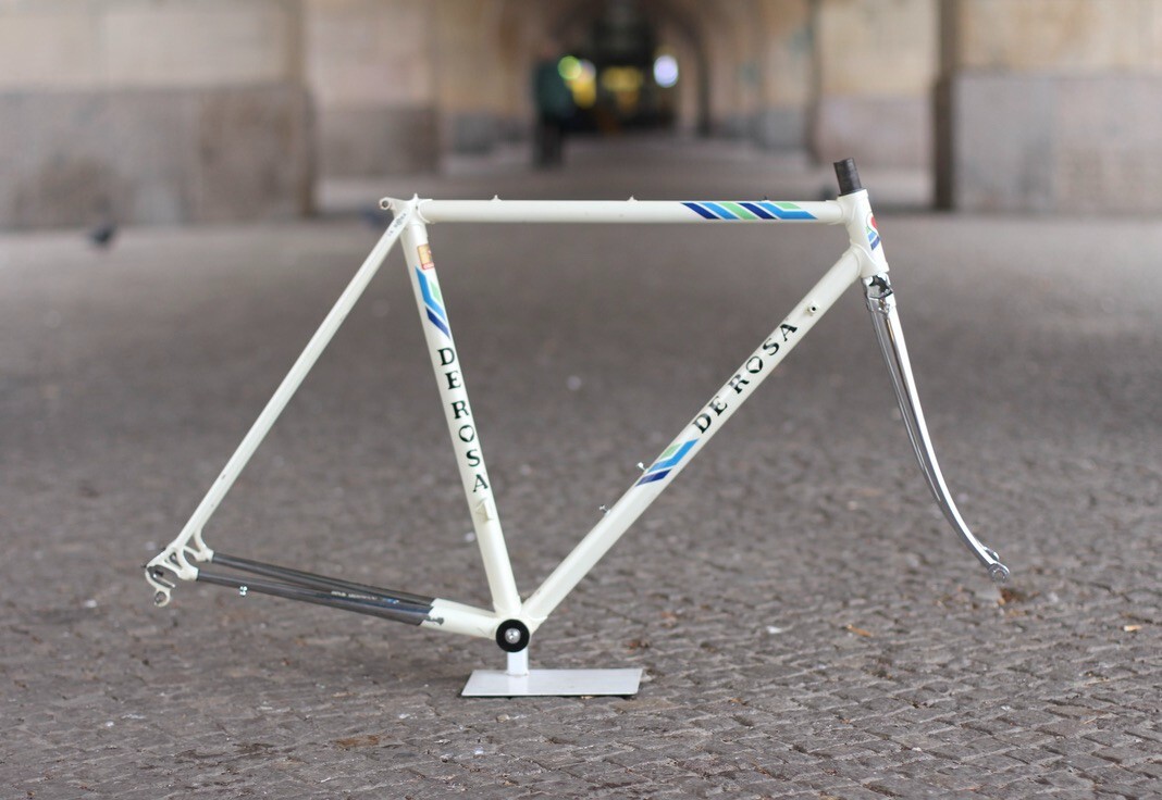 DE ROSA PROFESSIONAL SLX クロモリフレーム De Rosa Professional Columbus SLX Frame / 50,5 cm/ White