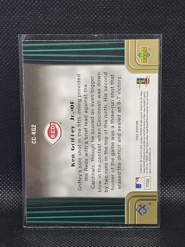 2006 Upper Deck Ovation Curtain Calls Ken Griffey Jr #CC-KG2 HOF - Picture 2 of 2