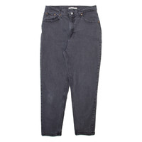 LEVI'S Womens Jeans Grey Relaxed Mom Stone Wash W31 L26