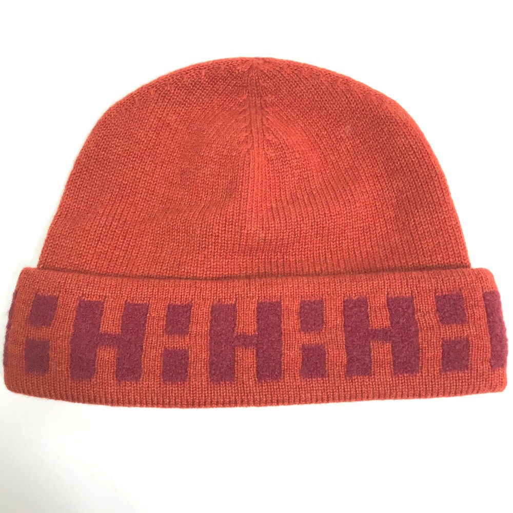 HERMES Beanie knit cap Beanie hat Knit hat Cashmere / Nylon HERMES Beanie knit cap Beanie hat Knit hat Cashmere / Nylon