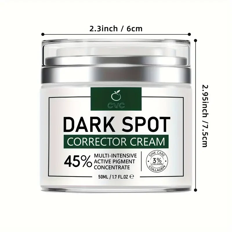 Crema correctora de manchas oscuras para rostro, cuello, piel 45 % pigmento activo Foto 2 de 4