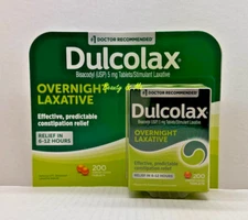Dulcolax Laxative Tablets (Bisacodyl USP 5mg), 200 Coated Tablets