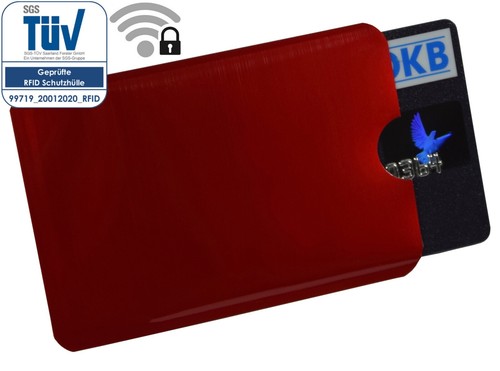6x RFID Schutzhüllen Soft Farben frei wählen Kartenhülle Kreditkarte Ausweisetui - Bild 8 von 10
