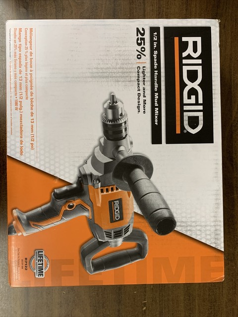 ridgid 1 2 in spade handle mud mixer