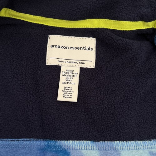 Amazon Essentials Camo Blue Polar Fleece Vest Size 2XL ( 14-16) Years - Picture 9 of 12