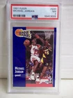 1991 Fleer Michael Jordan PSA NM 7 Card #220 NBA HOF Chicago Bulls