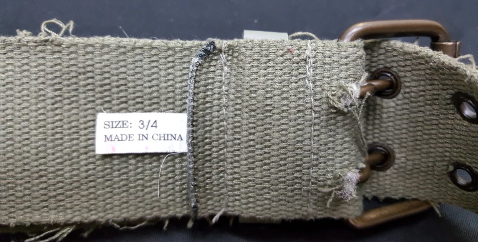 Cinturón de cadera Olive Drab Hippie BoHo para mujer talla 3/4 Hipster Smile Love Squeeze  Foto 3 de 4