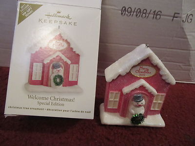 Hallmark Keepsake Welcome Christmas Special VIP Gift Edition ornament box NICE 
