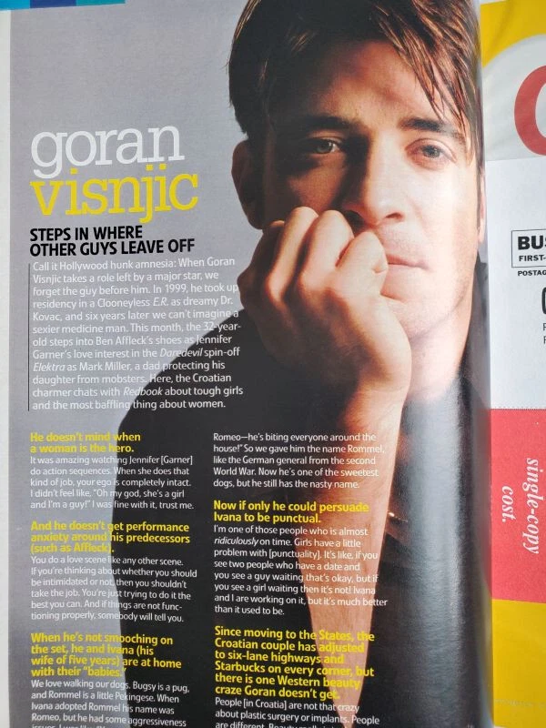 2005 Redbook magazine Charlie Sheen Denise Richards Nicole Trunfio Goran Visnjic - Image 3 of 4