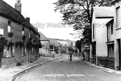 Dpp-60 London Street With The Red House Inn, Whitchurch, Hampshire. Foto