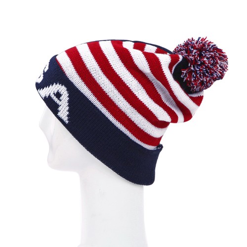 TrendsBlue Premium Unisex Warm Knit USA UK Flag Beanie Hat- Diff Designs - Picture 18 of 18