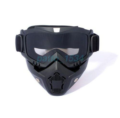 Tactical Airsoft Goggles Mask Cyberpunk Paintball Cycling Face Protective Helmet - Picture 17 of 18