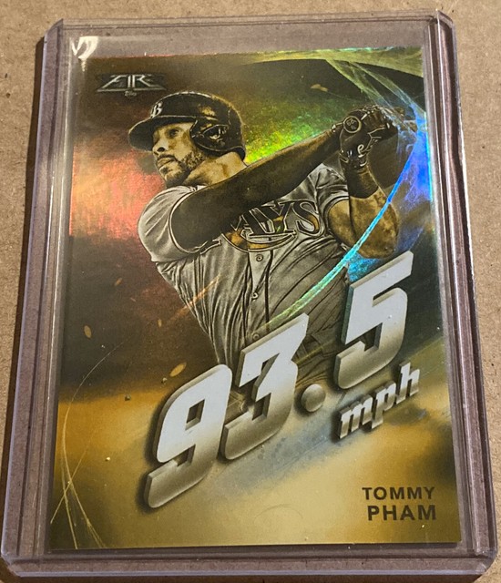 Tommy Pham auto autograph card 1/1 gold ink 2018 Topps &hellip;