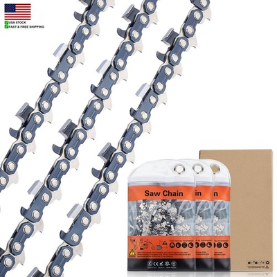 #ad 3 Pack For Oregon 72EXL072G Full Chisel Chainsaw Chain 3 8 .050 72 DL 20quot; Bars $29.99