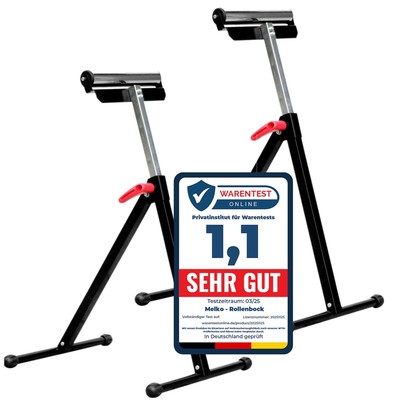 2 Stück Rollenbock höhenverstellbar 66-105 cm Rollenständer 90kg Arbeitsbock ️