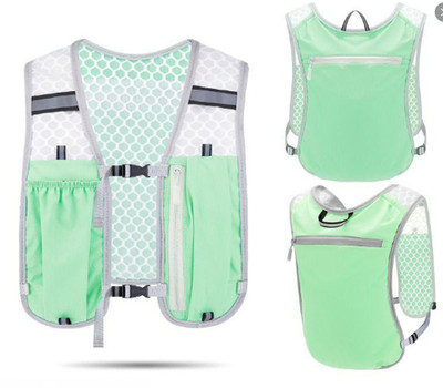Lightweight Running Hydration Vest - Breathable Cycling Backpack with Phone Pock