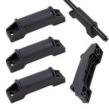 4Pcs Easy-Install Plastic Gaming Chair Footrest Sliders Glide Smoothly Furnit...