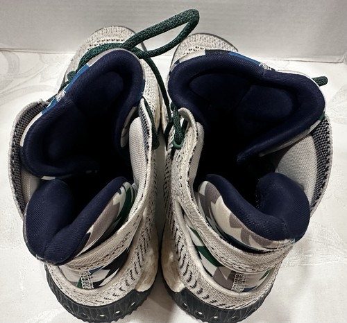 ADIDAS AW B42405 GEOFIT WHITE/BLUE/GREEN BASKETBALL SIZE 13 LN L๐k๐ฅ๐ฅ๐ฅ๐ฅ - Picture 9 of 11
