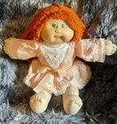 Cabbagepatch Kids Vintage 1978/1980 Red Hair Green Eyes Blue Signature Outfit