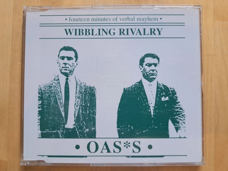Oasis Wibbling Rivalry Rare Interview CD 1995 Liam & Noel Gallagher