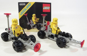 LEGO 6826 Classic Space CRATER CRAWLER Lot of 2 100% Complete w/Instructions