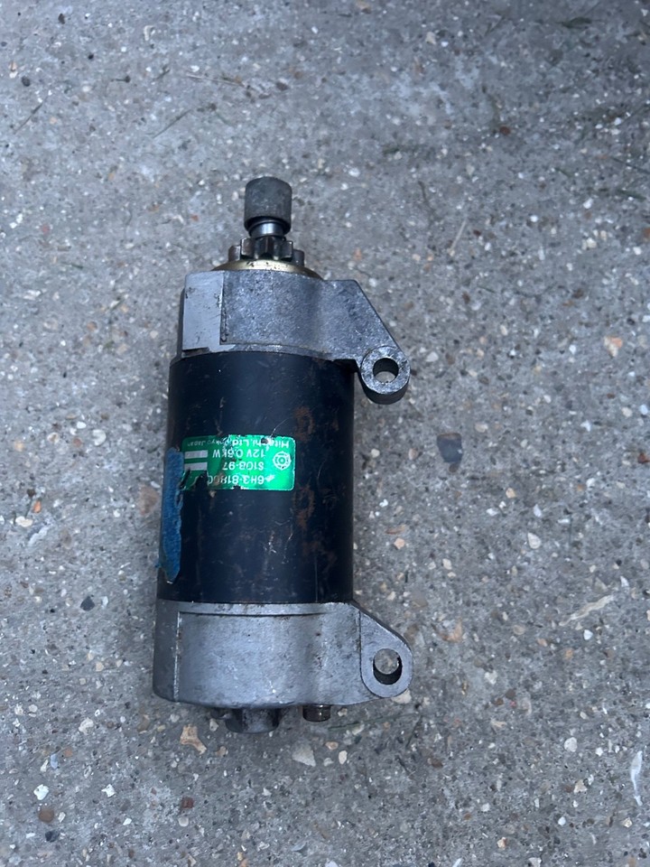Genuine Hitachi Yamaha Marine Outboard Engine Starter Motor S103-97 6H3 ...