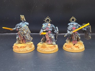 Warhammer 40k Dark Angels Custom Inner Circle / Bladeguard Veteranen gut bemalt