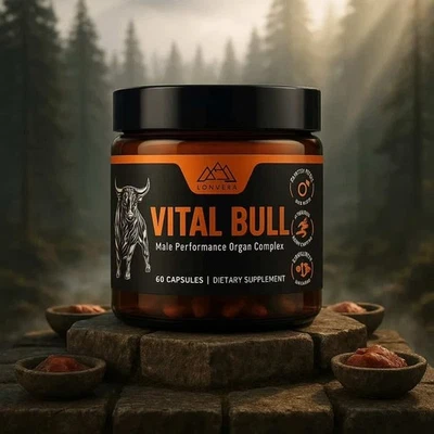 Lonvera Vital Bull - Natural Men’s Wellness & Vitality Formula | 60 Caps