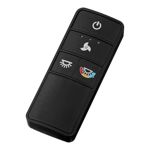 Hampton Bay Madison 52 in Indoor Matte Black Ceiling Fan with Remote - Image 3 of 4