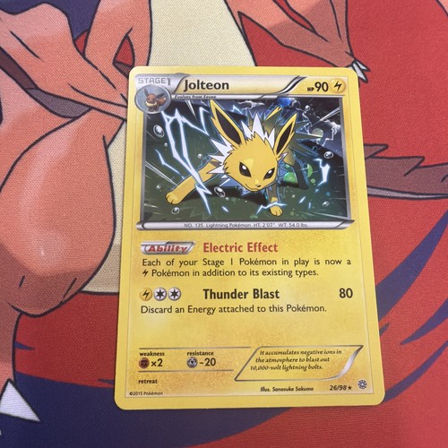 Jolteon 26/98 Cosmos Holofoil Promo Pokemon 10 + YEARS OLD! NM