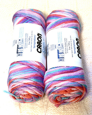 2 Knäuel x 141g CARON Simply Soft Garnstreifen: Times Square
