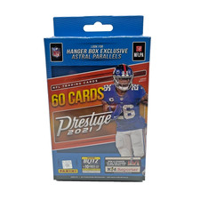 2021 Panini Prestige NFL Football Trading Cards Hanger Box - Pack of 60