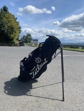 Titliest Players 4 Carry Black Golf Bag