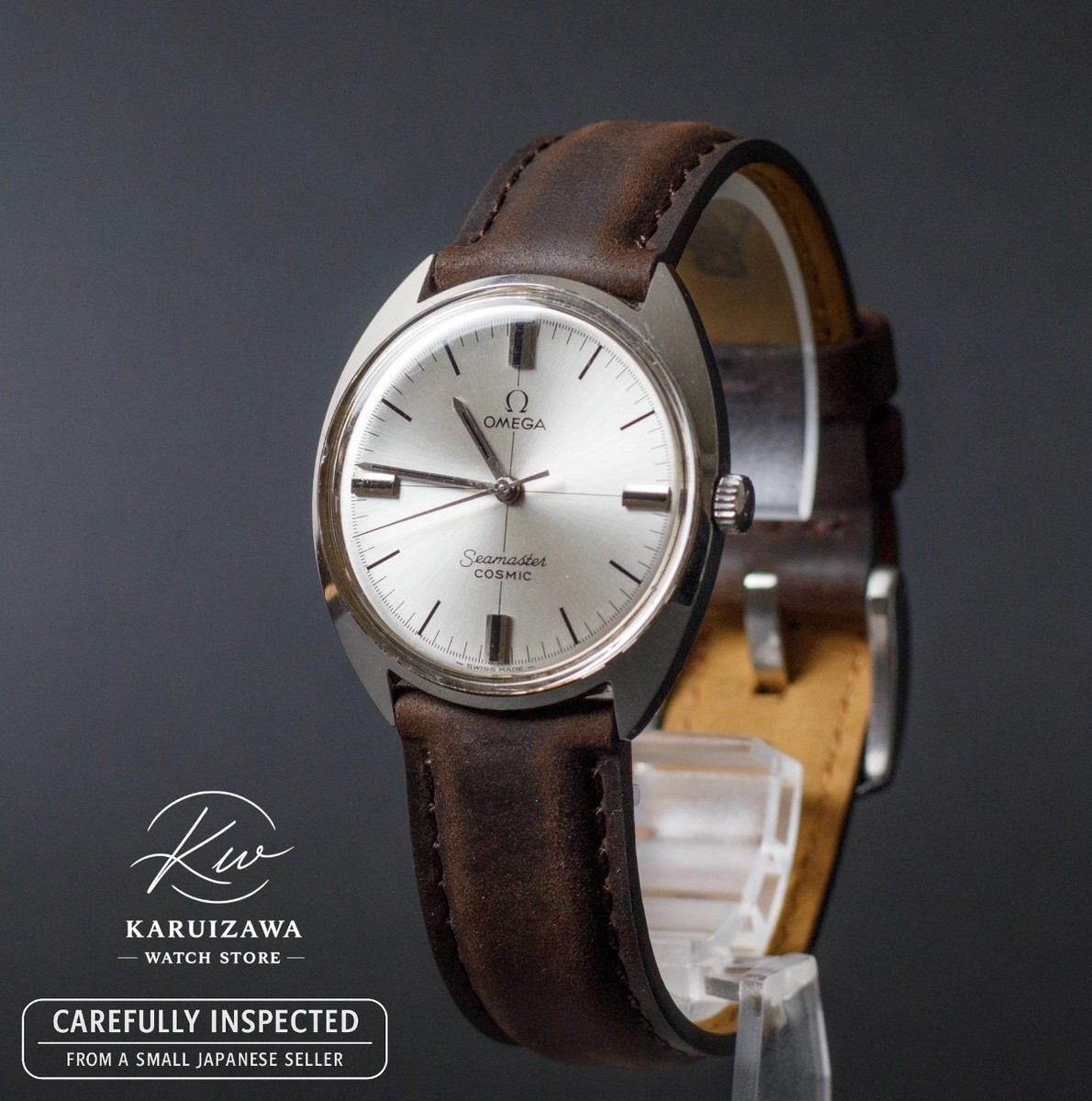 Omega Seamaster Cosmic Vintage 1960s Manual Wind Men's Watch 34mm