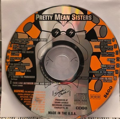 SC8600 PRETTY MEAN SOUND CHOICE   KARAOKE CDG LOT FERN