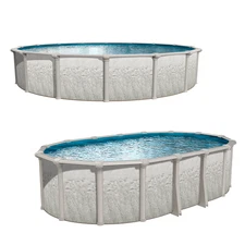 Lake Effect Antigua Above Ground Swimming Pool w/ Liner & Skimmer