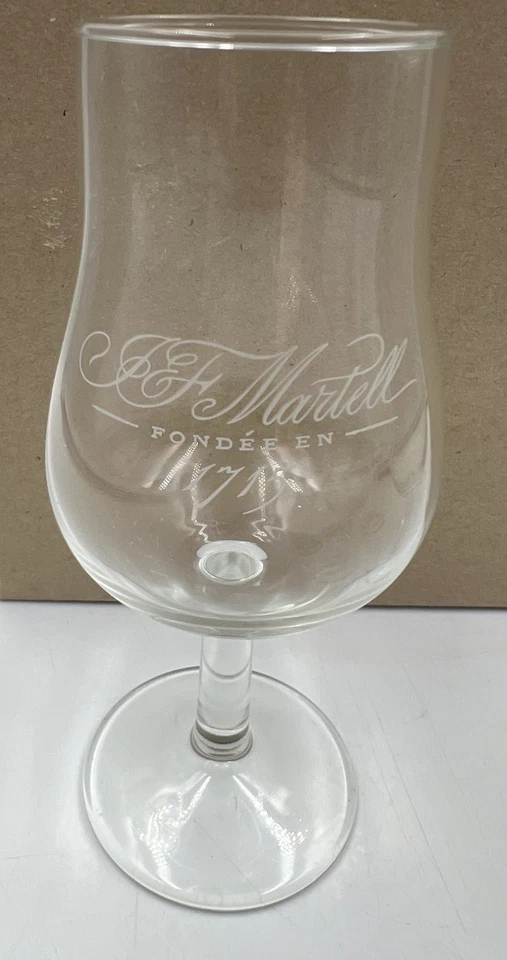 J & F Martell Fondee En  1715 Set of 6 Glasses in Box H 13.5cm New in Box - Image 2 of 3