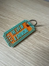 Taylor Swift The Life of a Showgirl movie ticket keychain