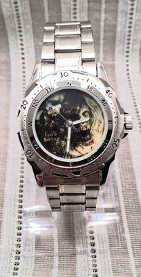 New The Walking Dead (God Forgive Us) Stainless Steel Watch. New Battery. 