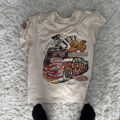 Jeff Gordon #24 DuPont NASCAR Graphic T-Shirt L Vintage Used