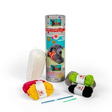 Fiesta Crafts Crochet Sausage - Buttonbag - Learn to Crochet
